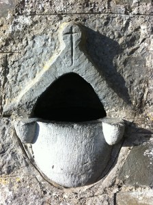 Holy Water Font st Michael's Church 